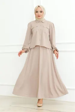 Skirted Hijab Suit