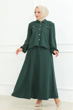 Skirted Hijab Suit