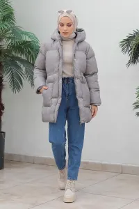 Zippered Puffer Jacket