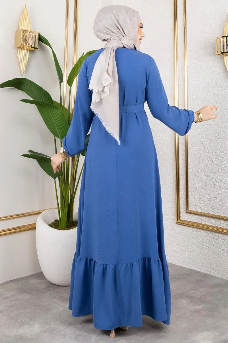 Fırfır Detaylı Aerobin Elbise-detail