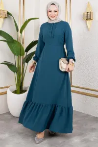 Fırfır Detaylı Aerobin Elbise