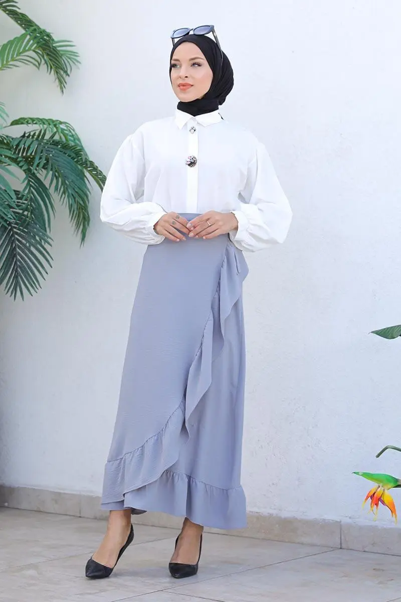 Fırfırlı Tasarım Etek-detail