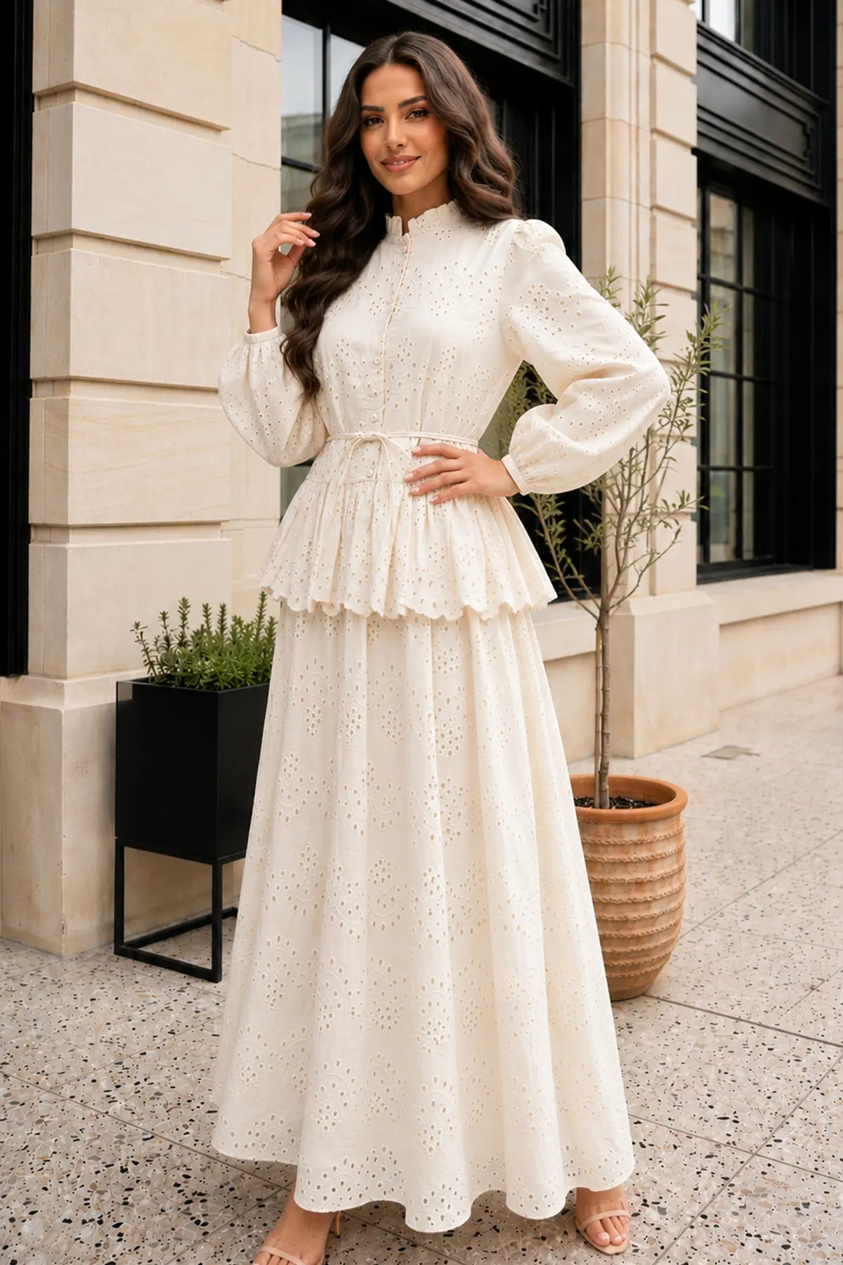 Lace Skirt Set-detail