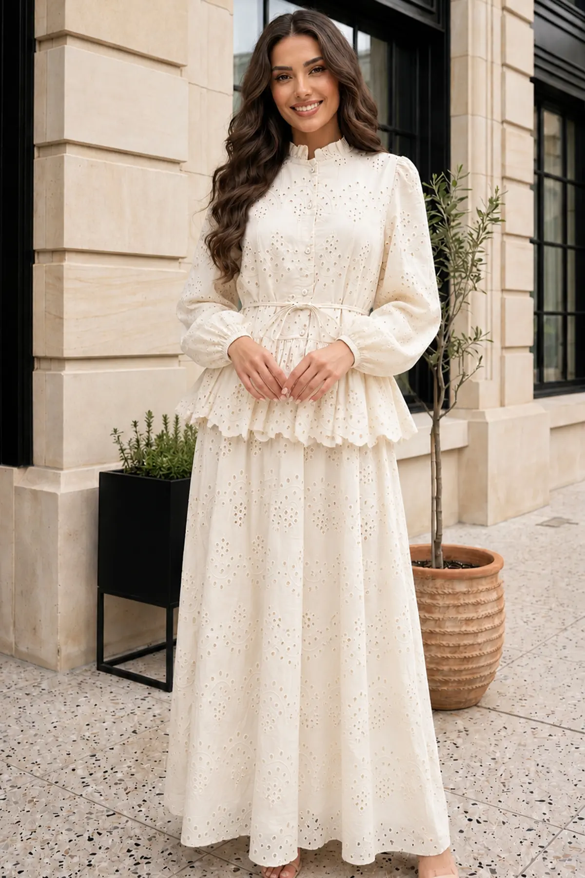 Lace Skirt Set-detail