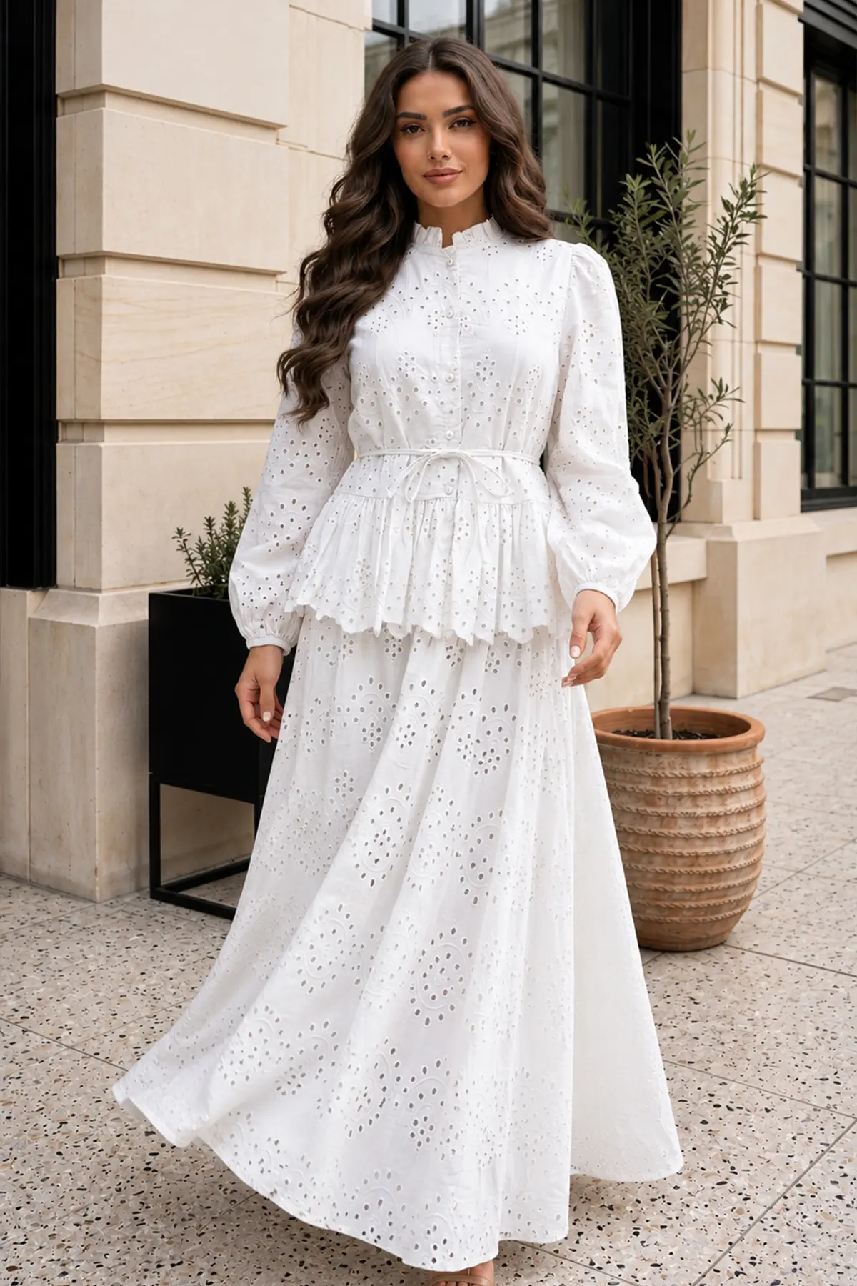 Lace Skirt Set-detail