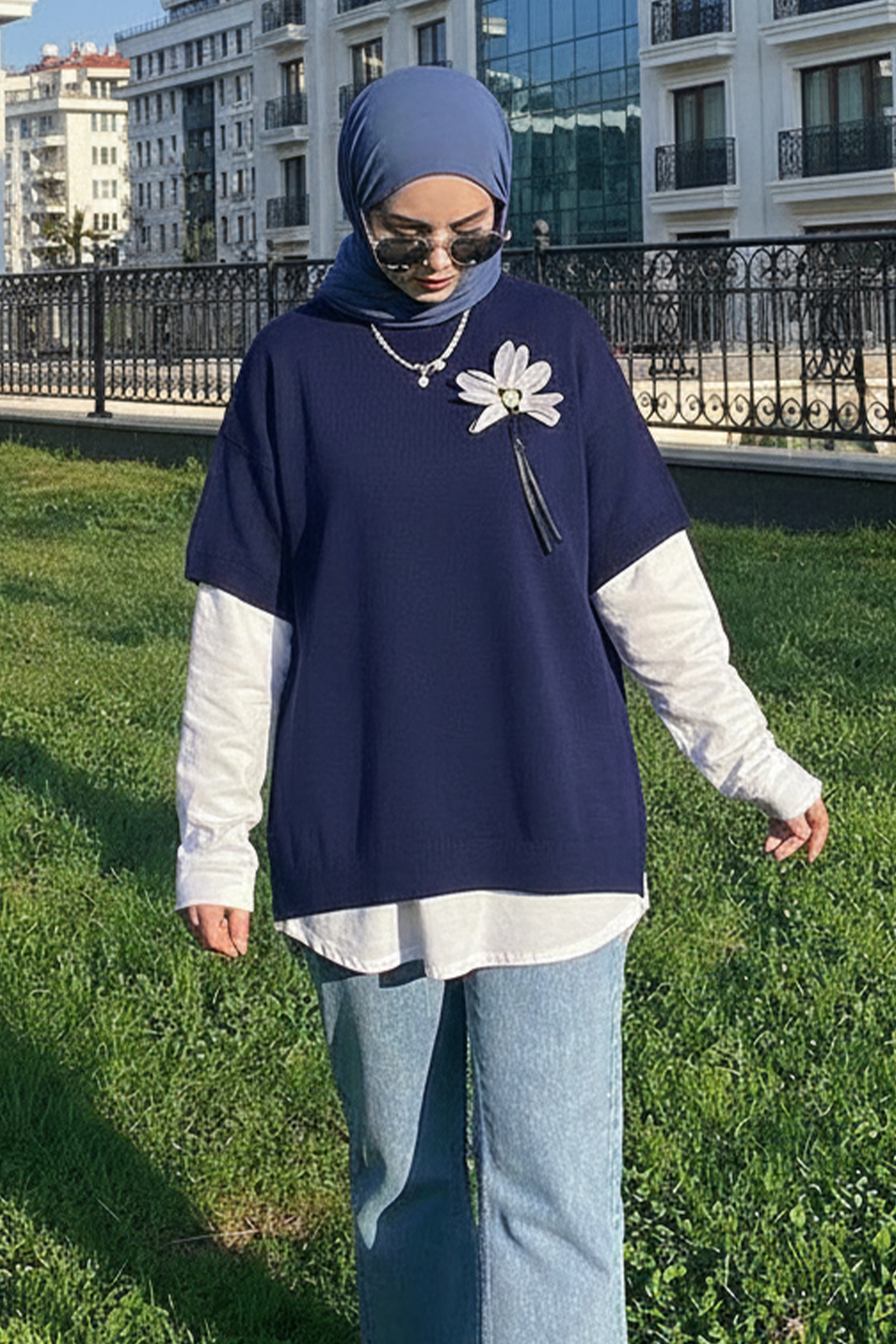 Oversized Ribbed Knit Sweater