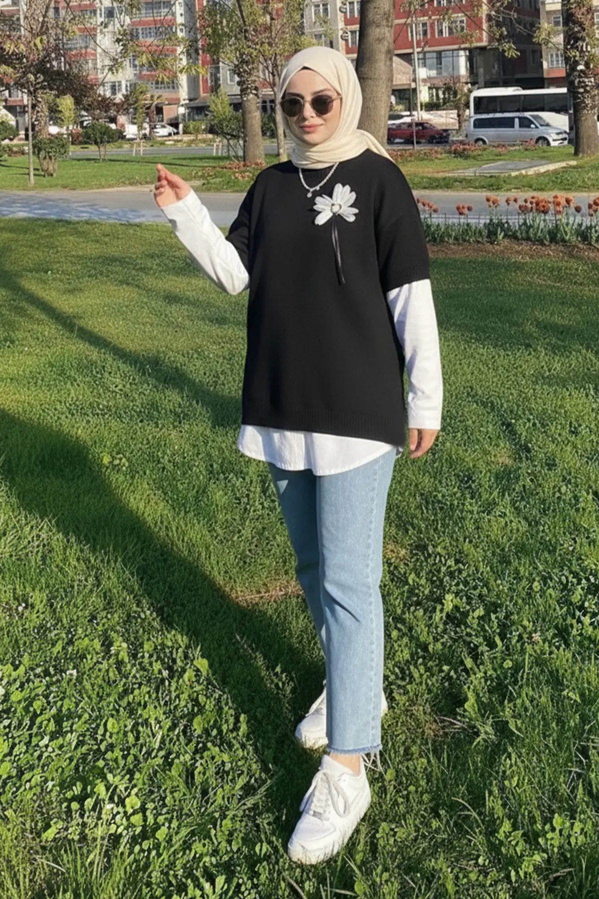 Fitilli Oversize Triko Süvete-detail