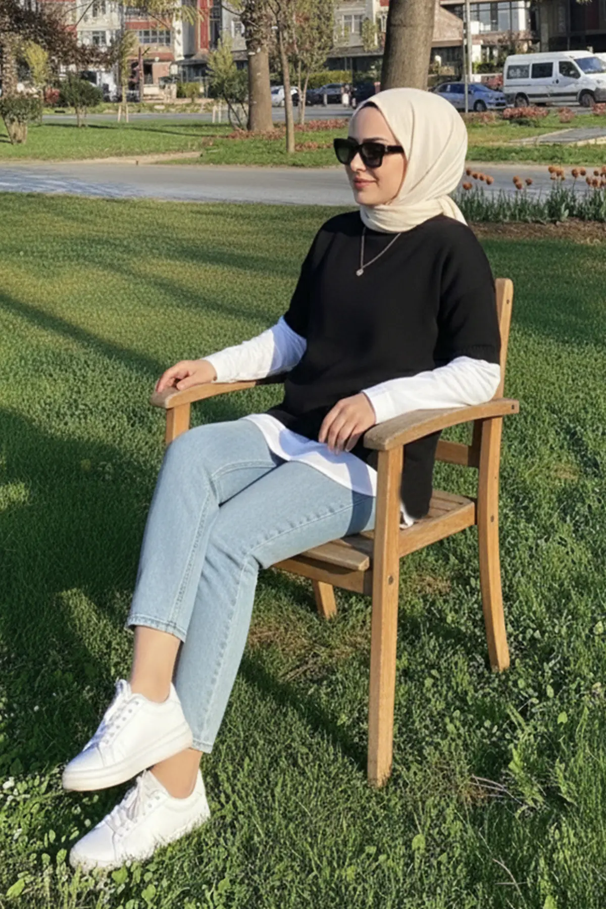 Fitilli Oversize Triko Süvete-detail