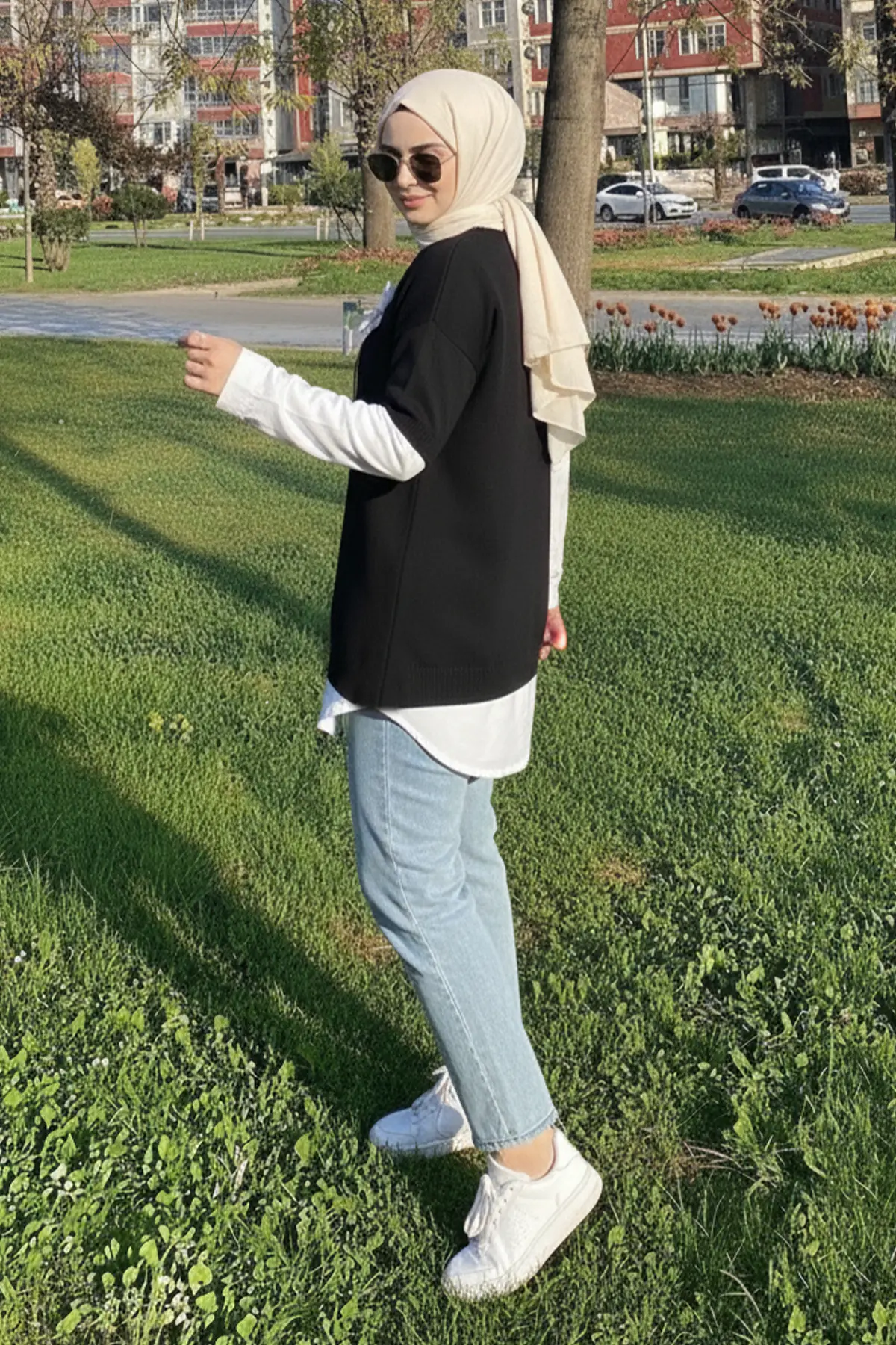 Fitilli Oversize Triko Süvete-detail