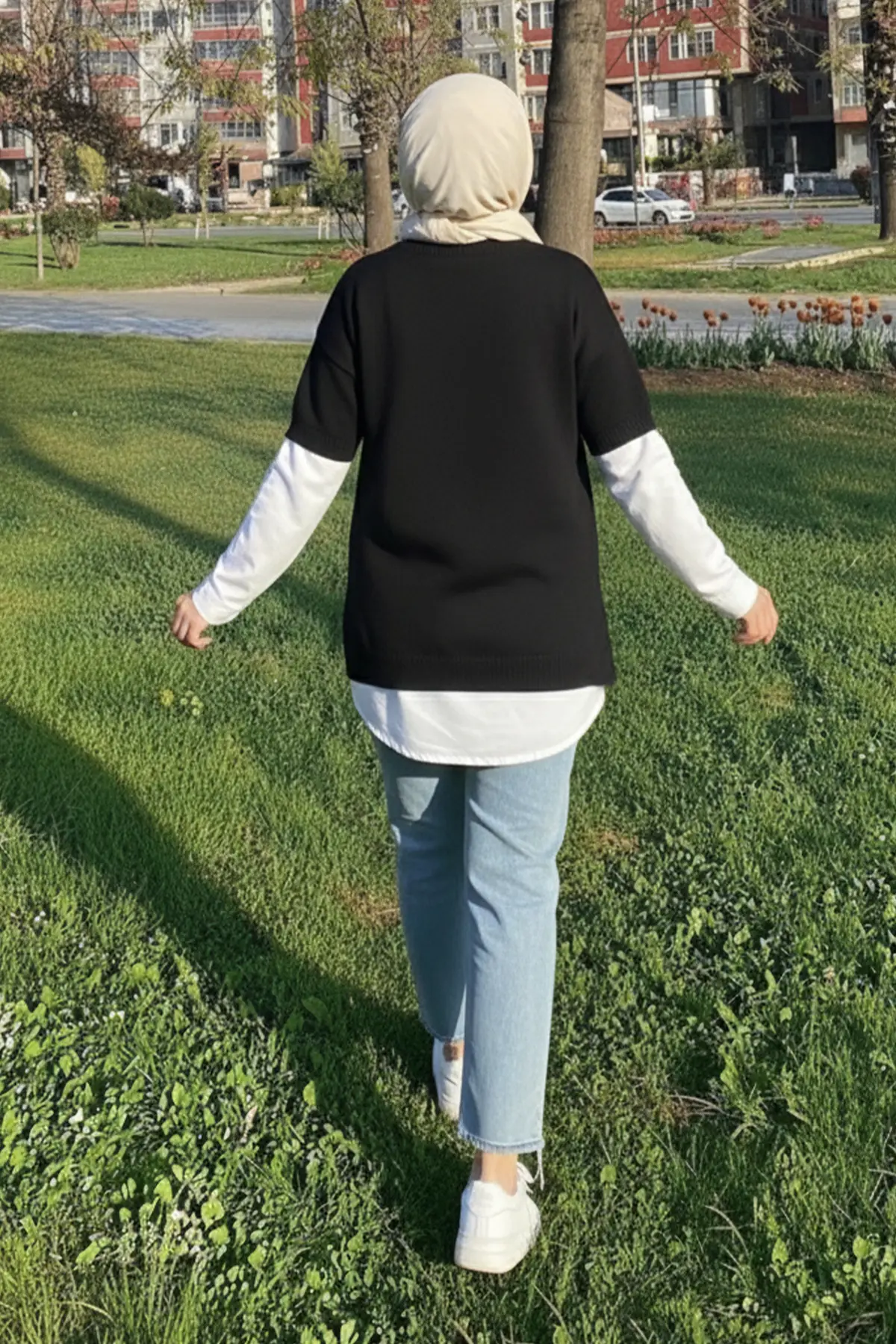 Fitilli Oversize Triko Süvete-detail