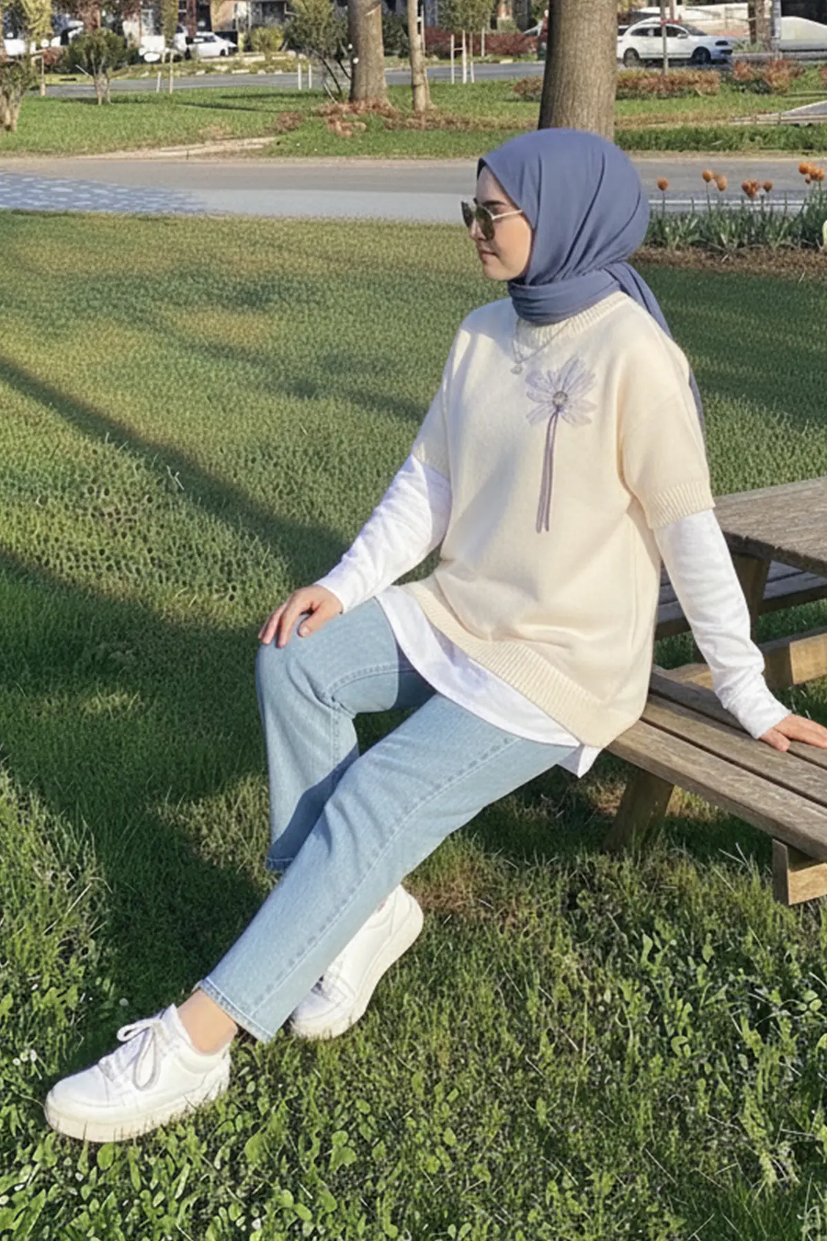 Fitilli Oversize Triko Süvete-detail