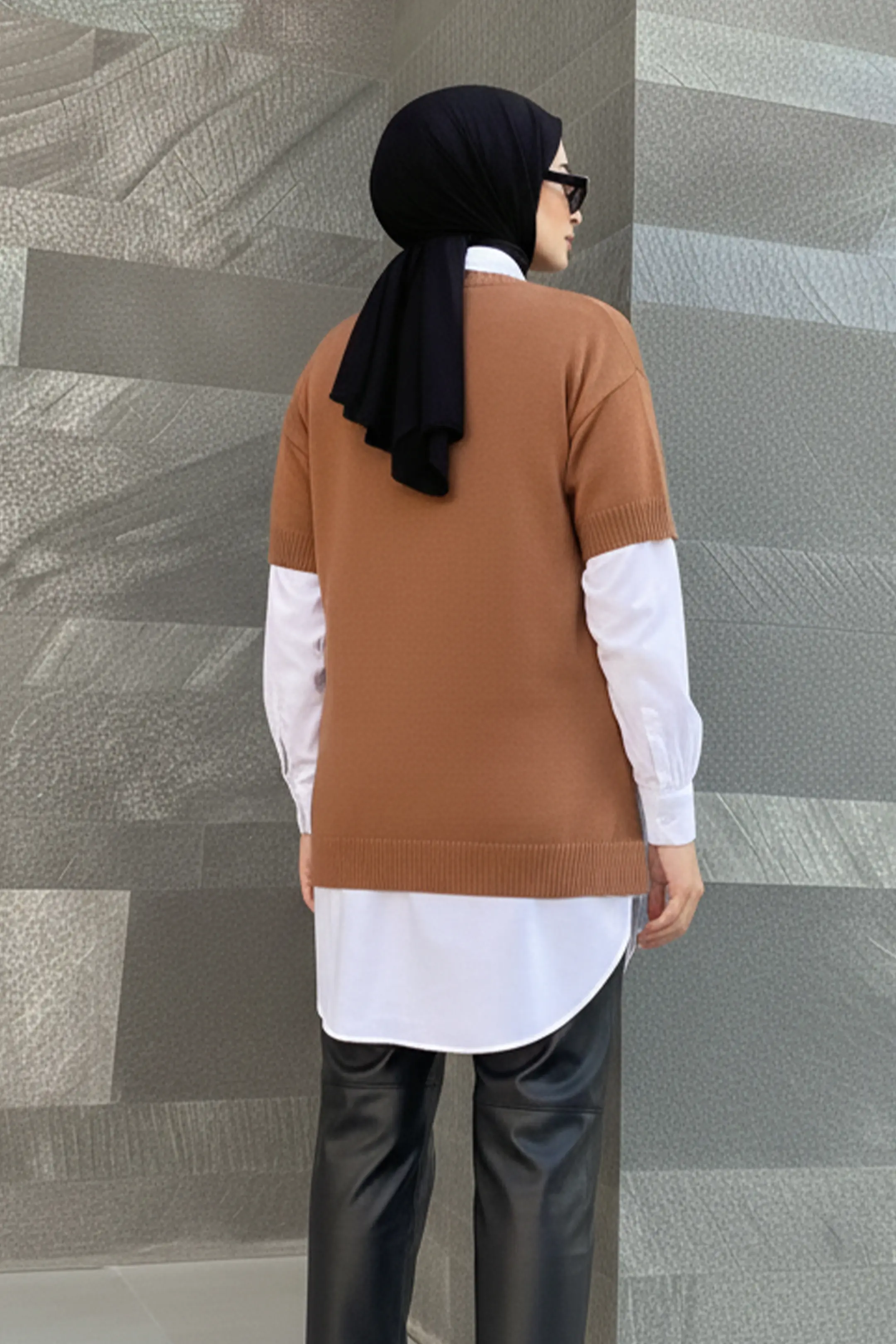 Fitilli Oversize Triko Süvete-detail