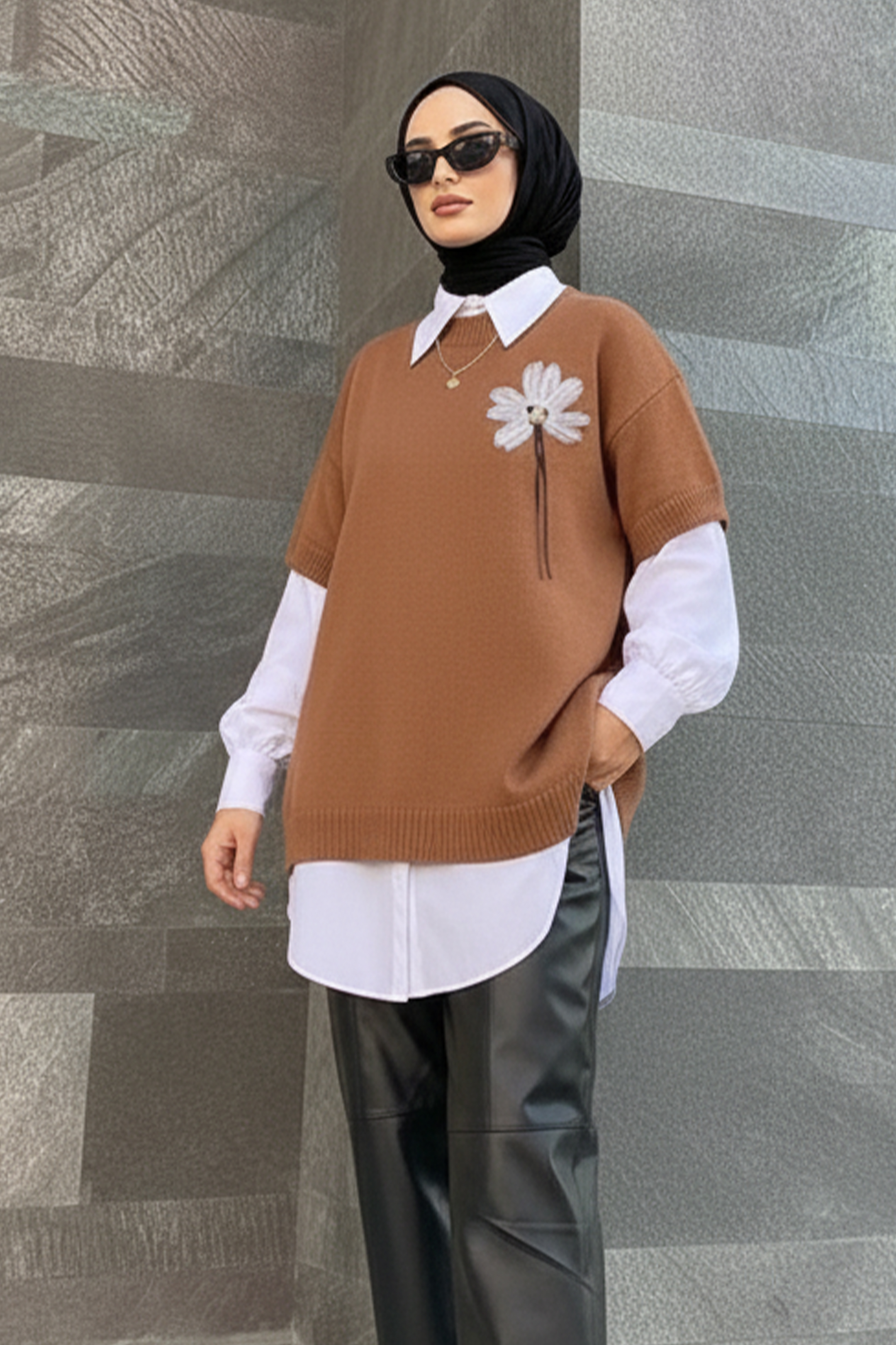 Fitilli Oversize Triko Süvete