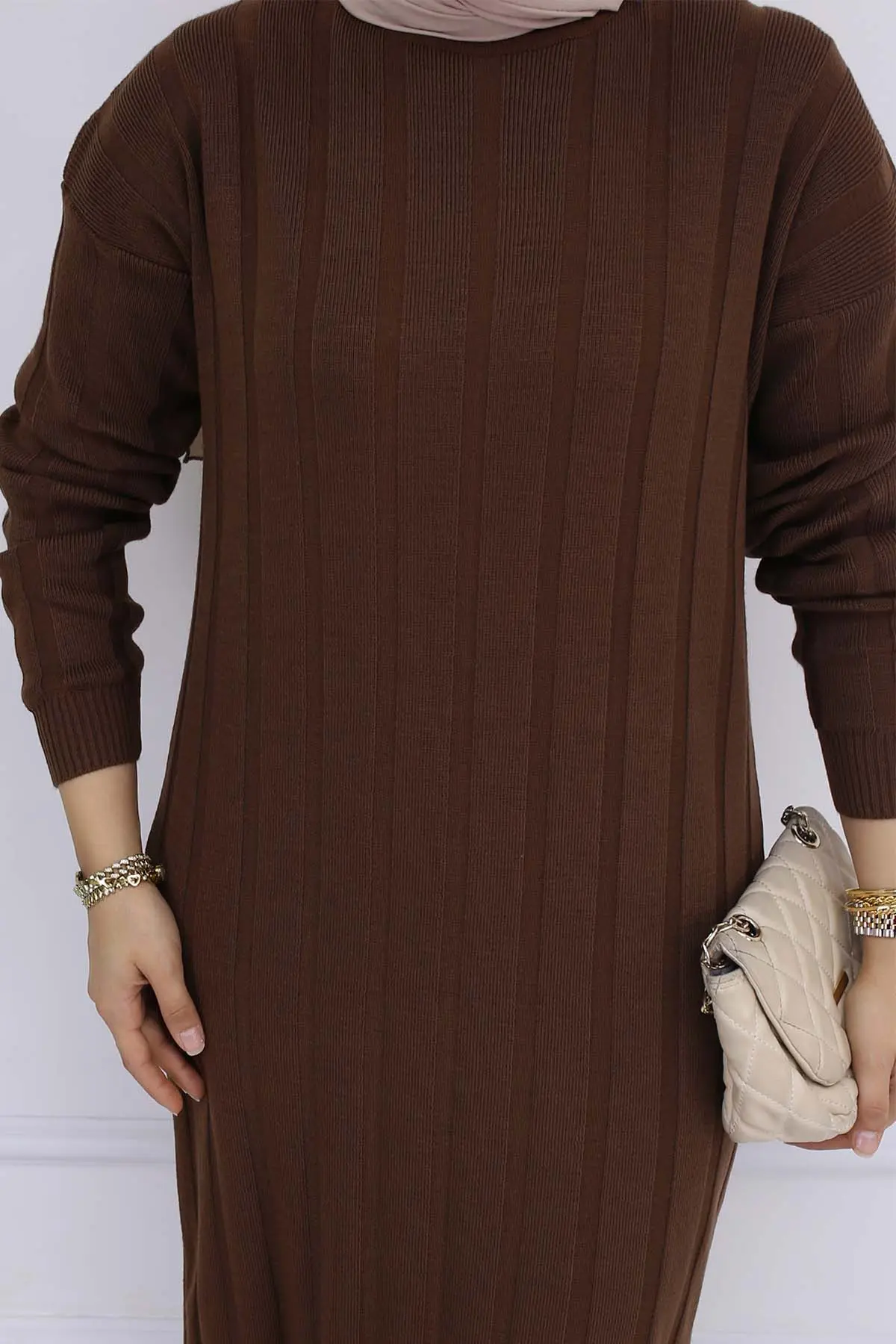 Fitilli Triko Elbise-detail