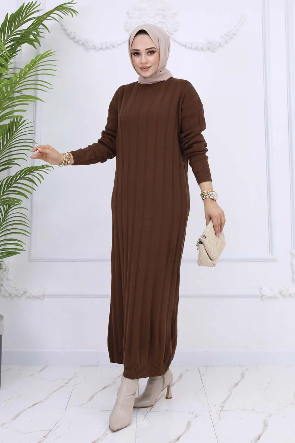 Fitilli Triko Elbise-detail