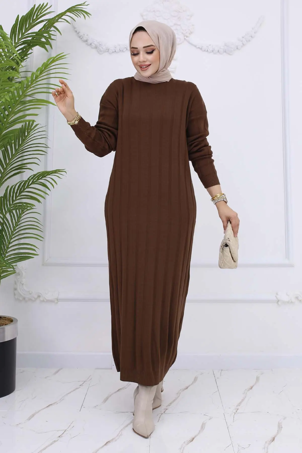 Fitilli Triko Elbise-detail