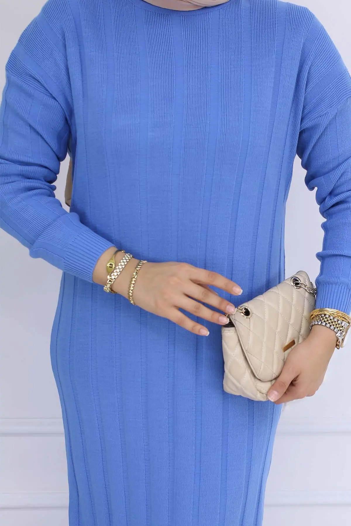 Fitilli Triko Elbise-detail