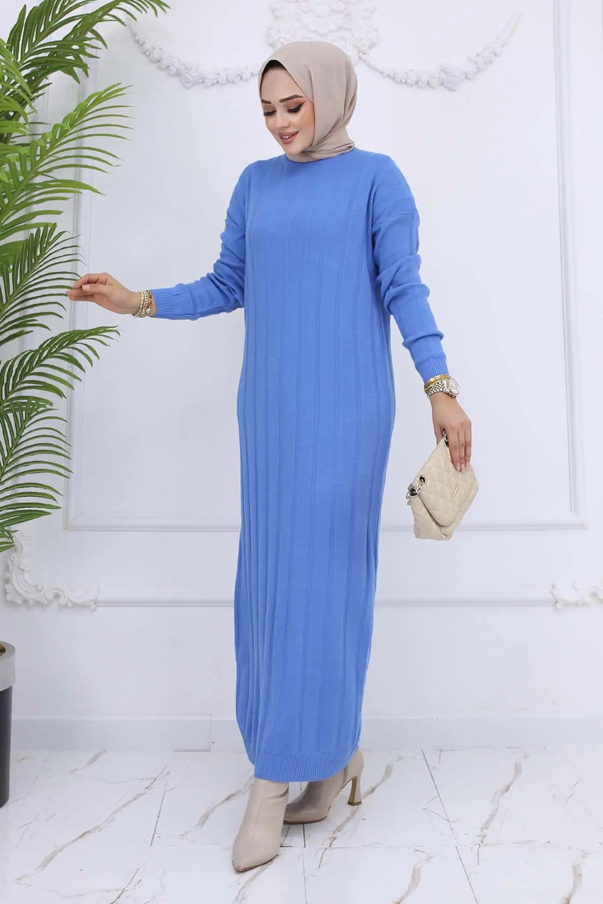 Fitilli Triko Elbise-detail