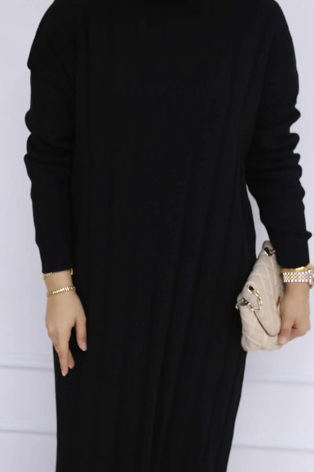 Fitilli Triko Elbise-detail