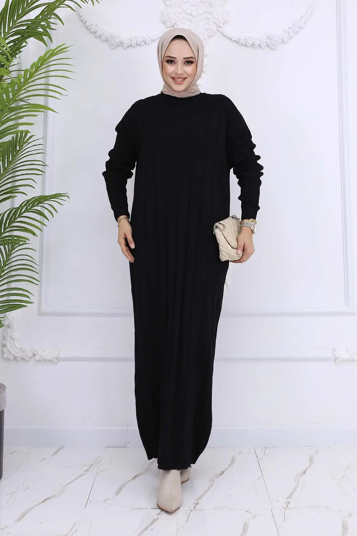 Fitilli Triko Elbise-detail