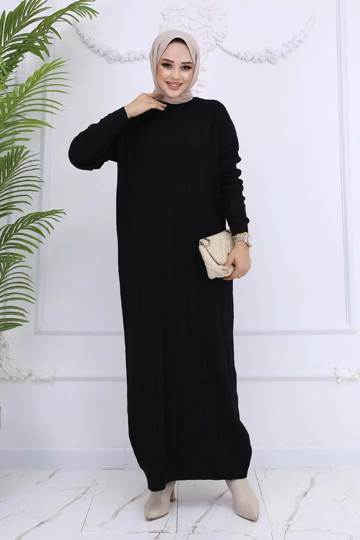 Fitilli Triko Elbise-detail