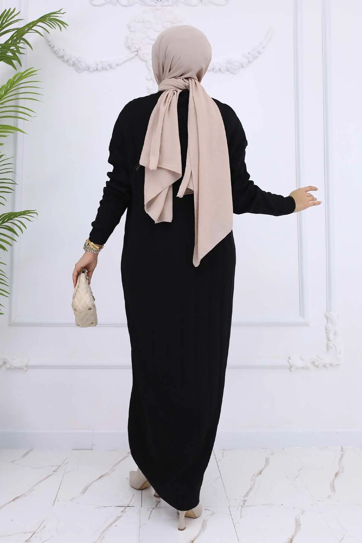 Fitilli Triko Elbise-detail