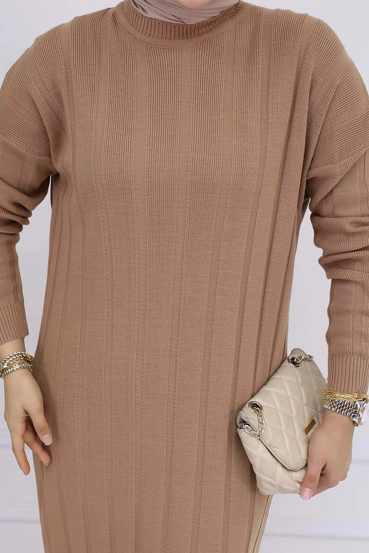 Fitilli Triko Elbise-detail