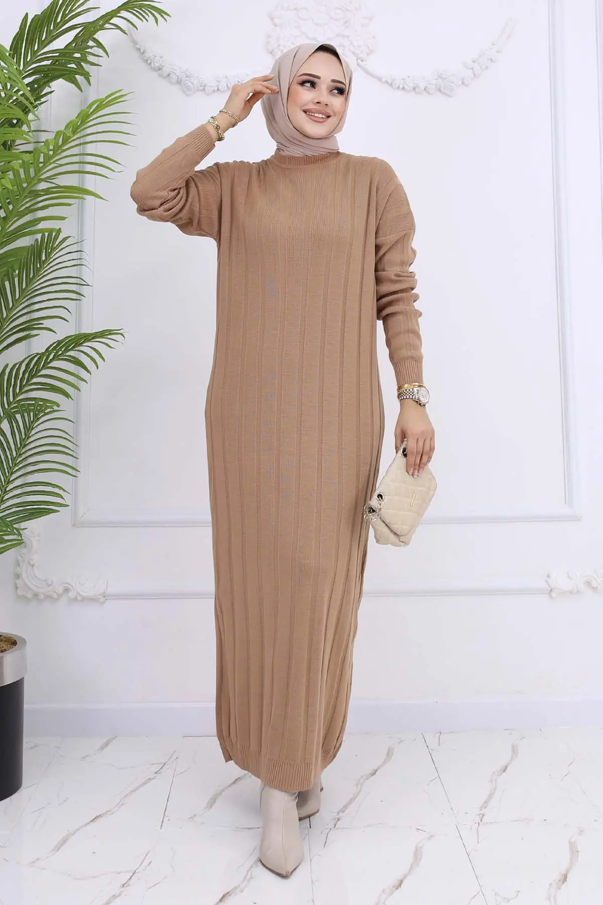 Fitilli Triko Elbise-detail