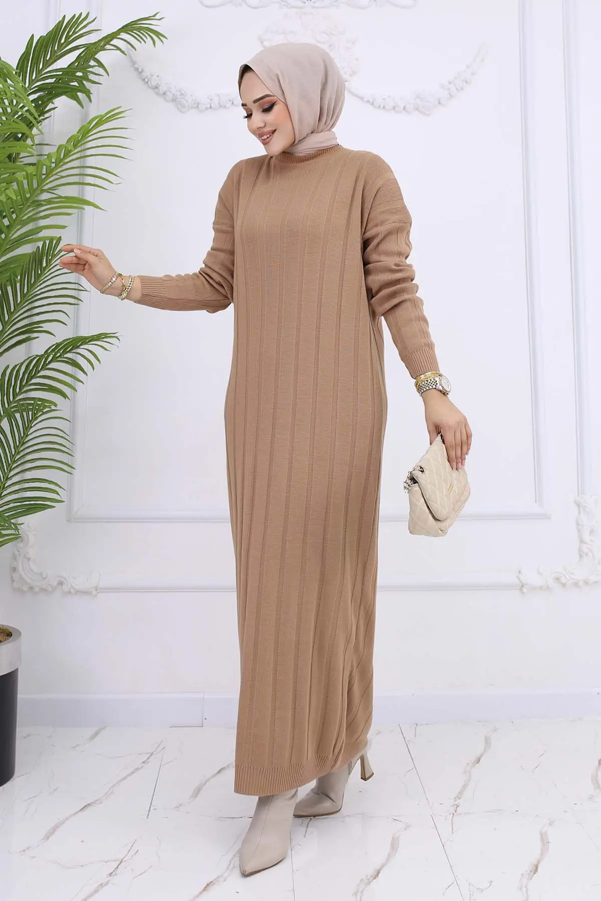 Fitilli Triko Elbise-detail