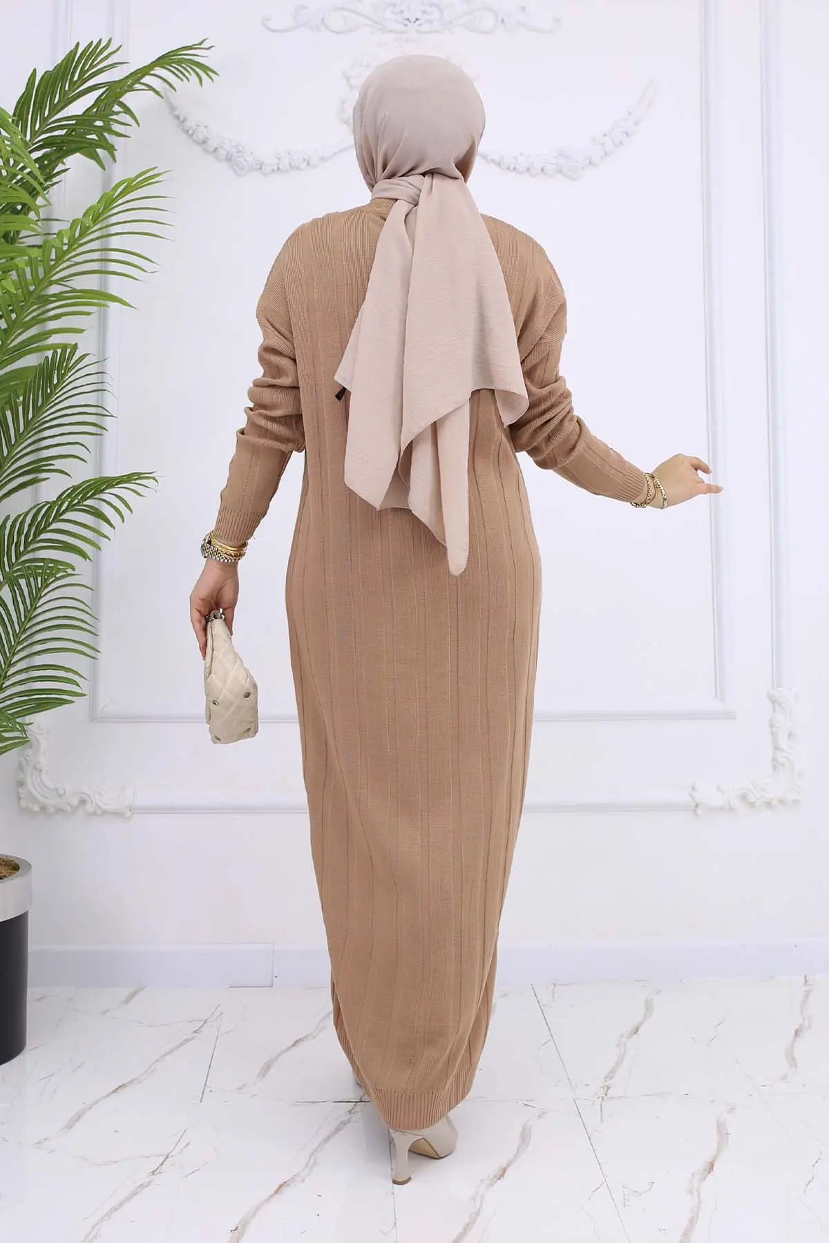 Fitilli Triko Elbise-detail