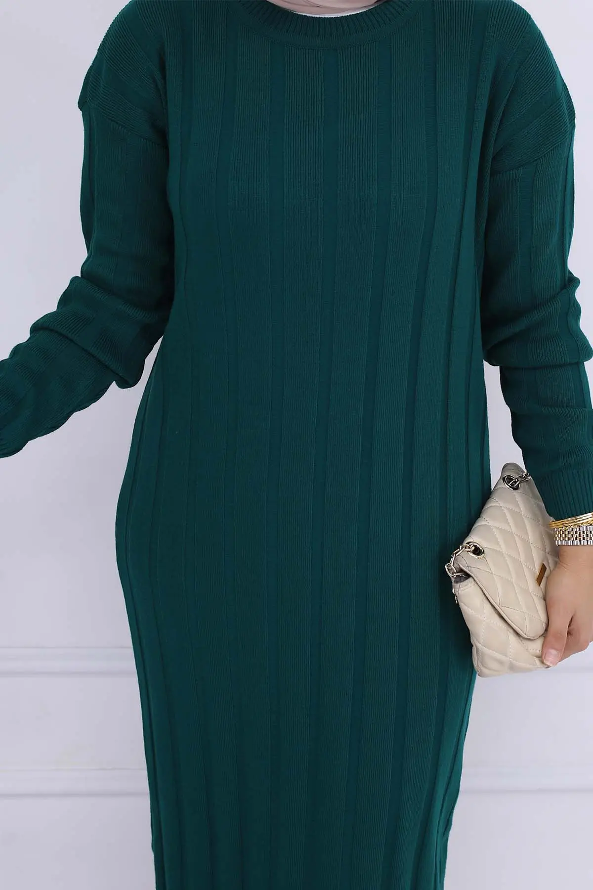 Fitilli Triko Elbise-detail