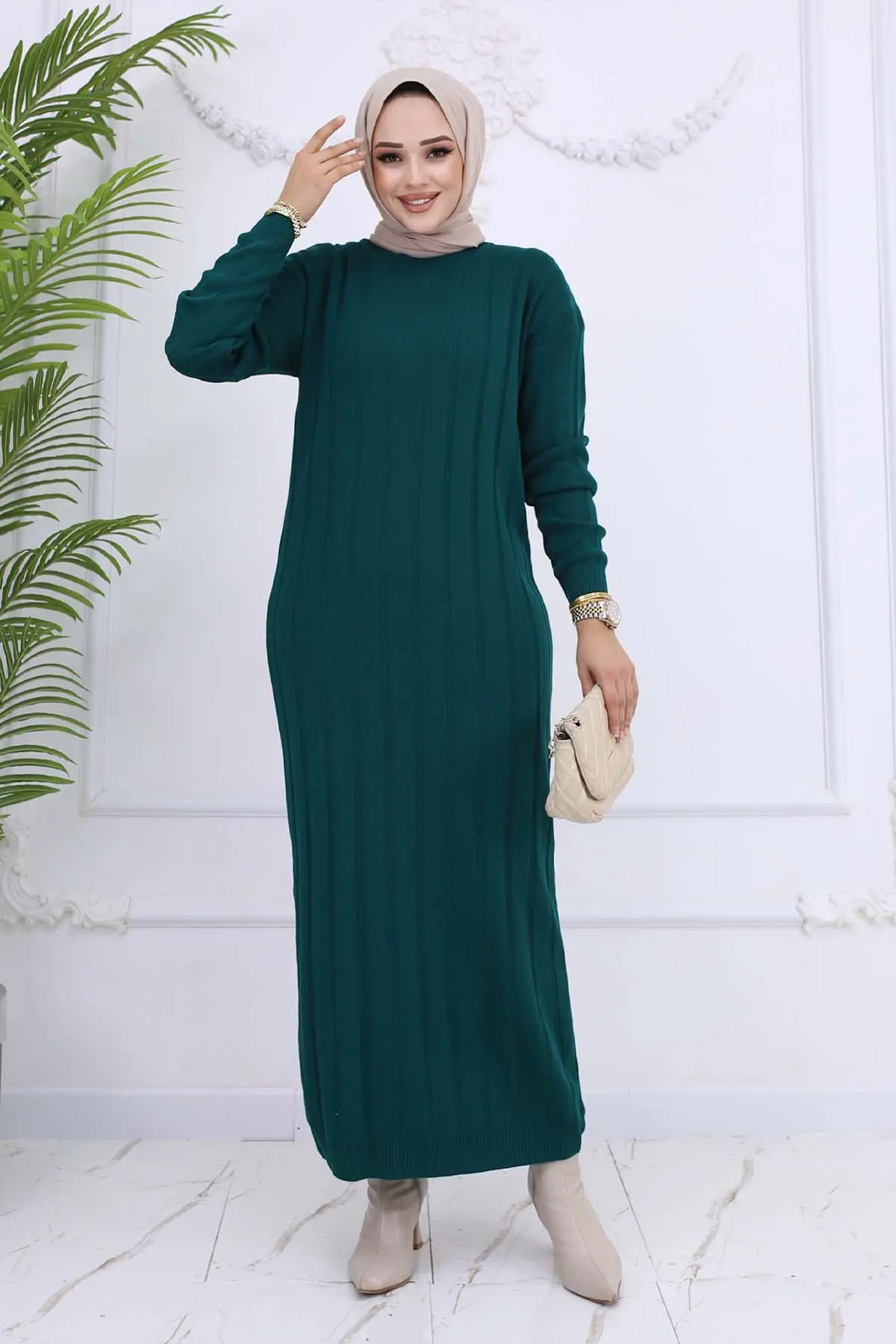 Fitilli Triko Elbise-detail