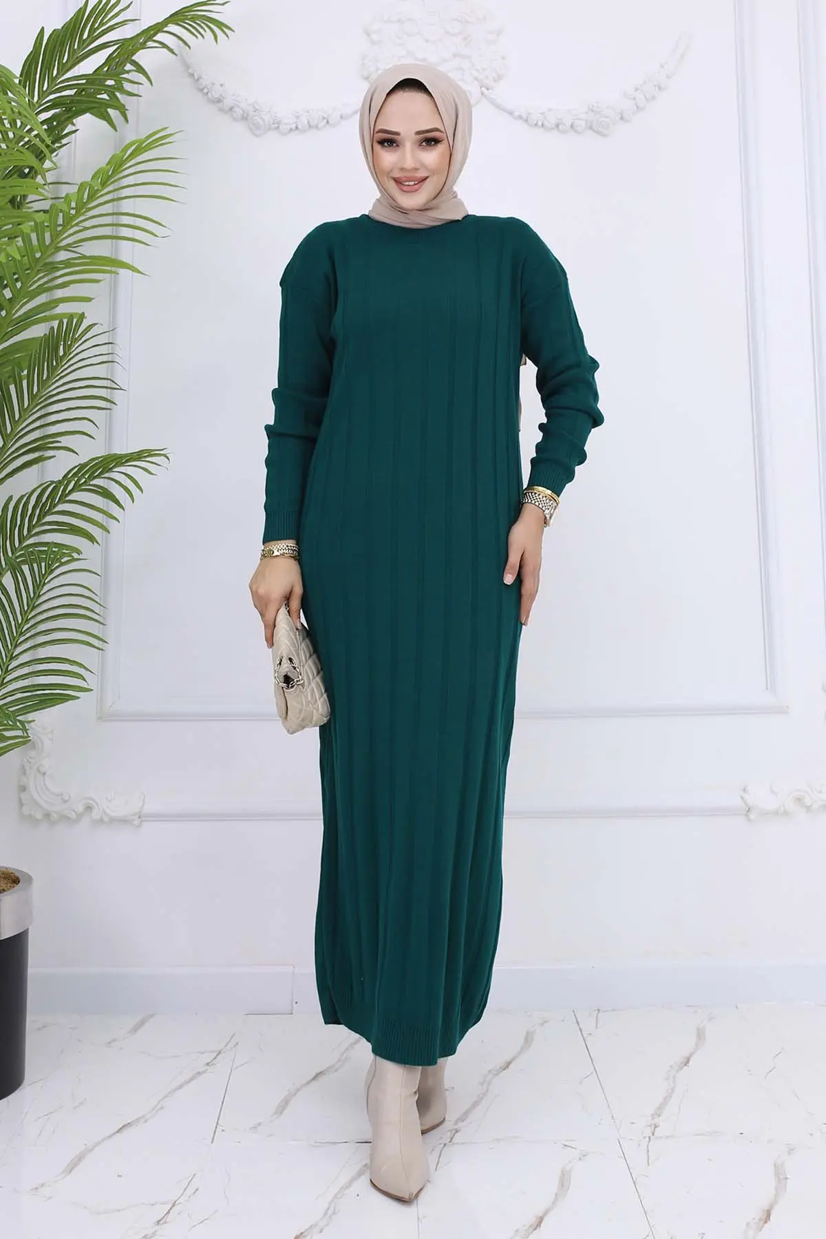 Fitilli Triko Elbise-detail