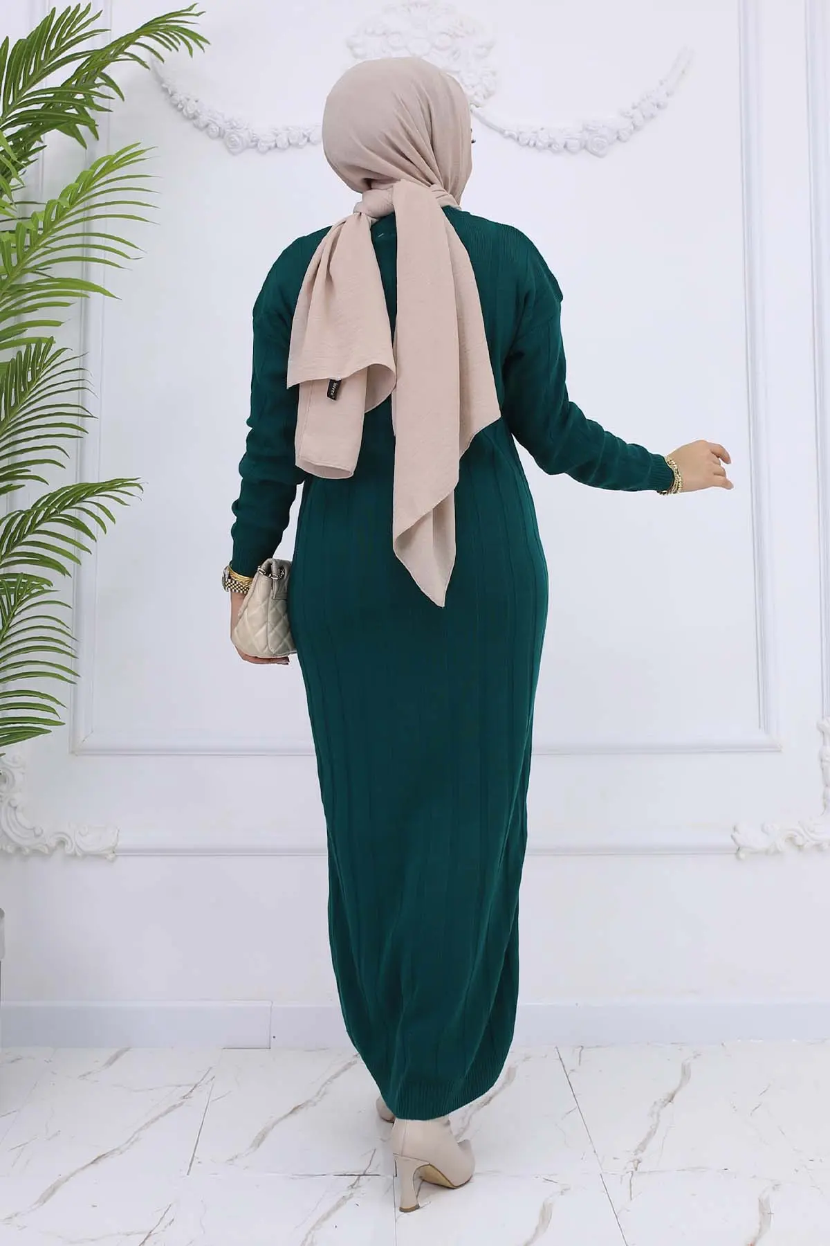 Fitilli Triko Elbise-detail