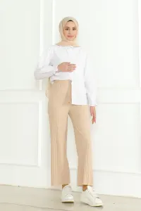Ribbed Knitwear Trousers
