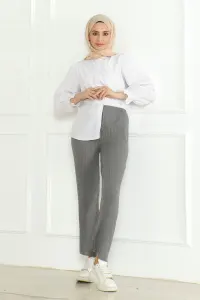 Ribbed Knitwear Trousers