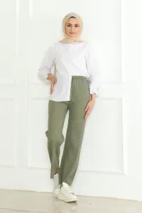 Ribbed Knitwear Trousers