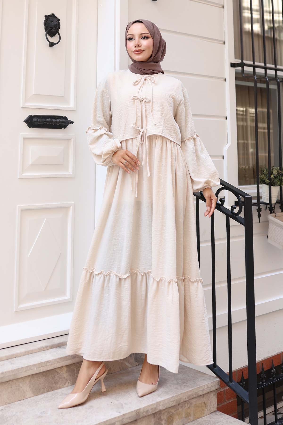 Bow Detail Dress Set