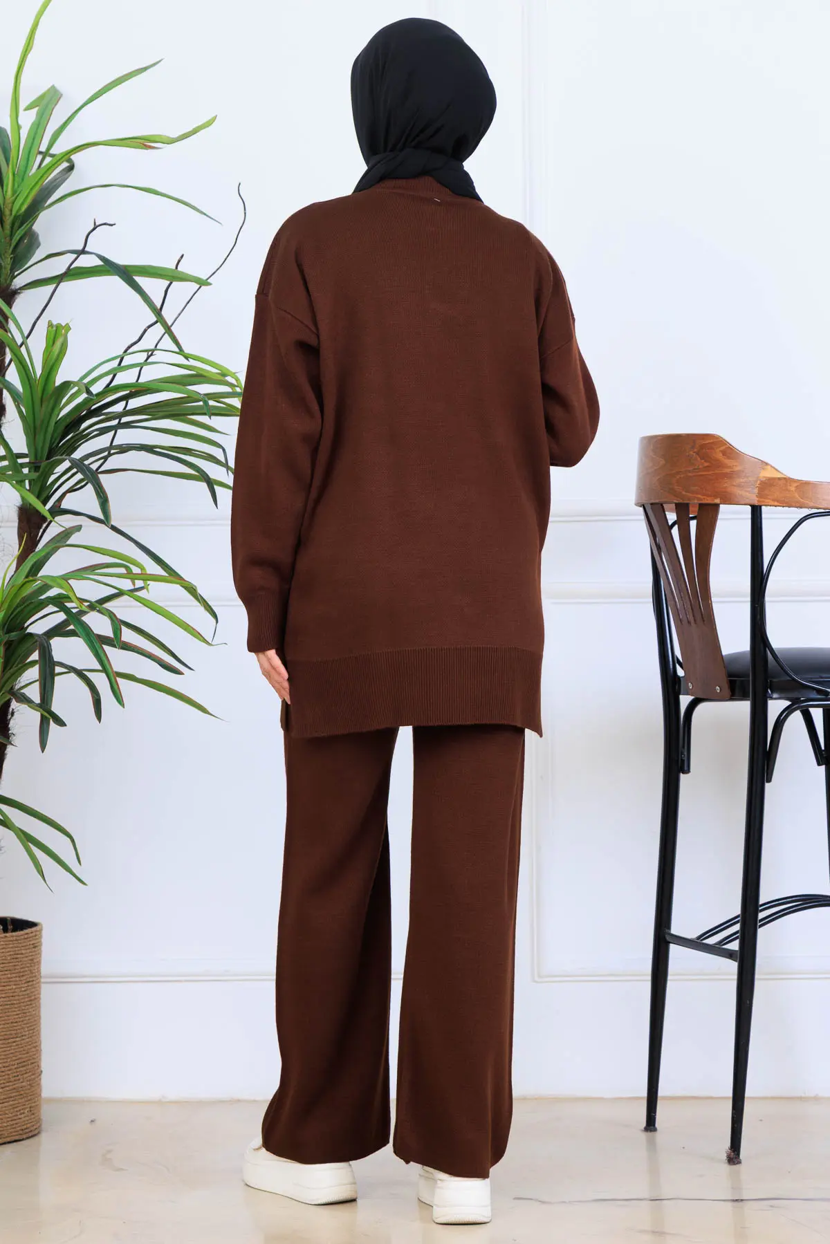 Fiyonk Detaylı Triko Takım-detail