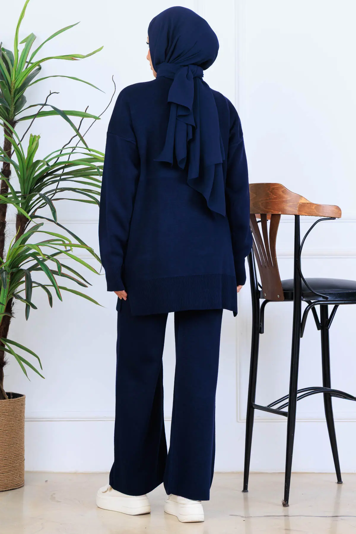 Fiyonk Detaylı Triko Takım-detail