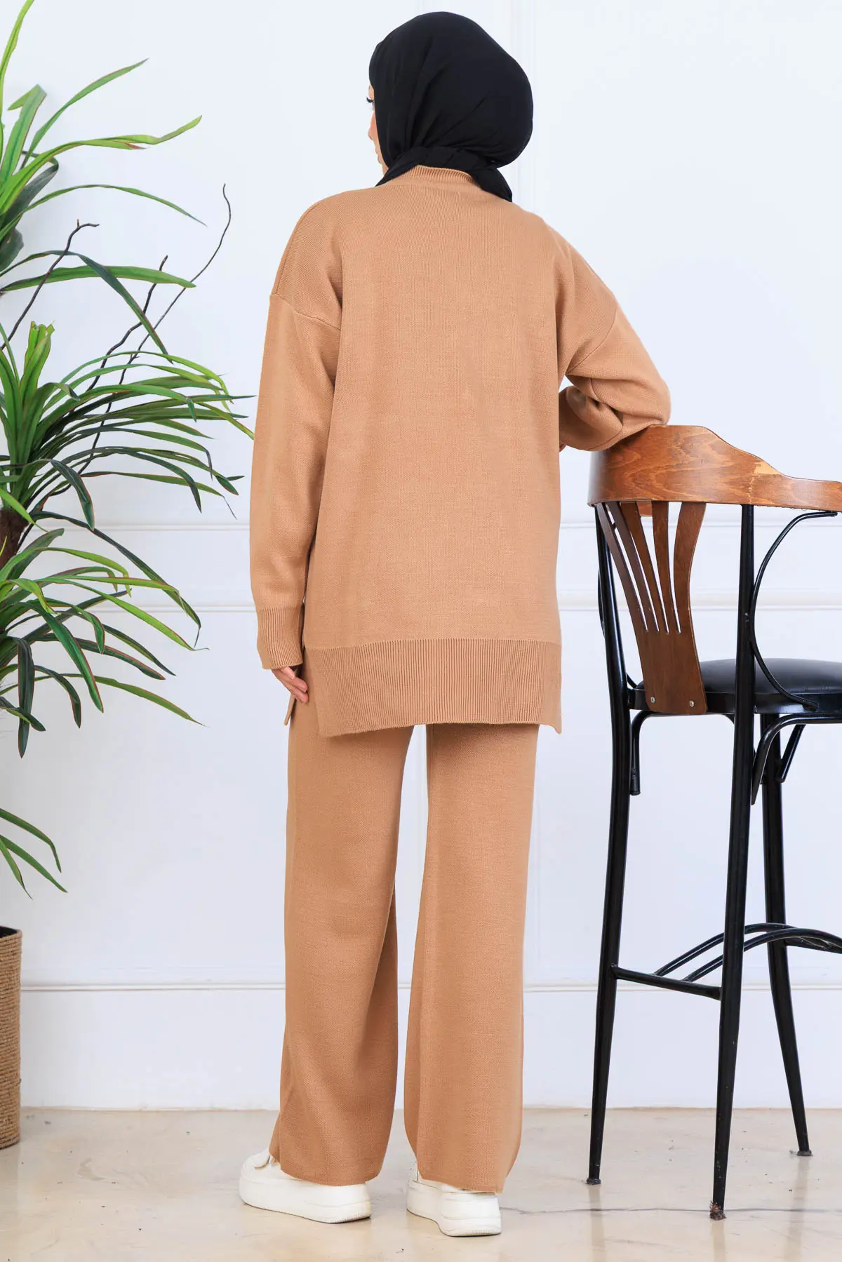 Fiyonk Detaylı Triko Takım-detail