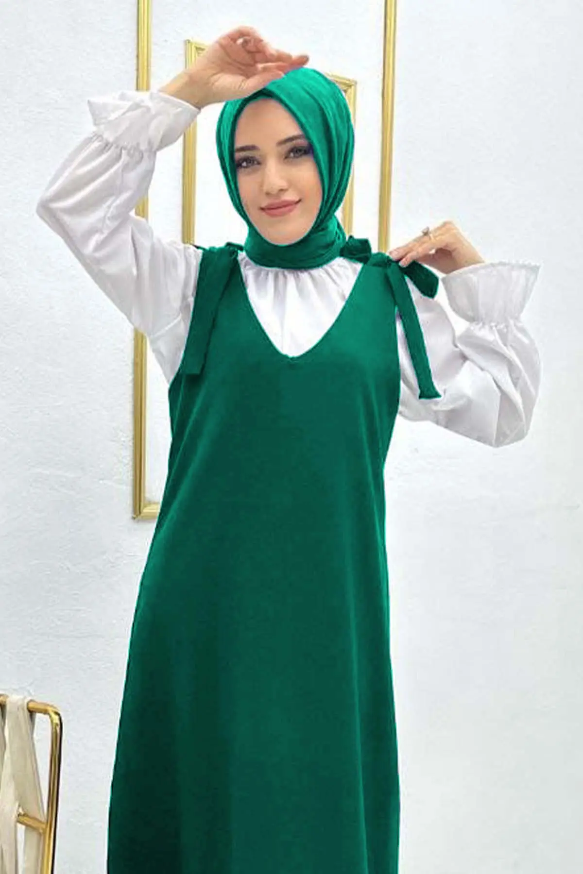 Shirt + Vest Dress-detail