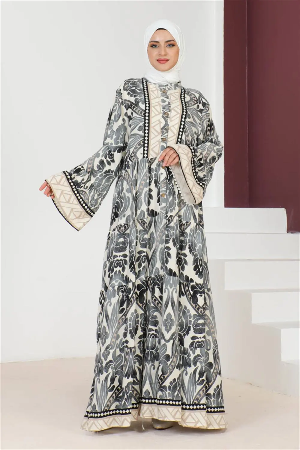 Hale Viscose Dress-detail