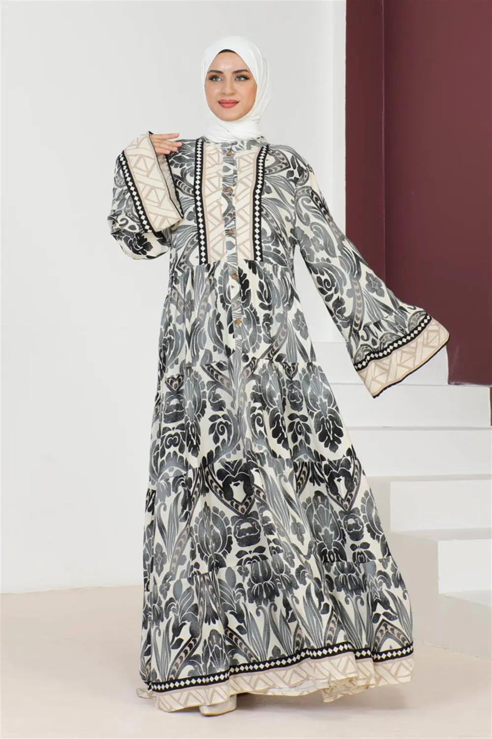 Hale Viscose Dress-detail