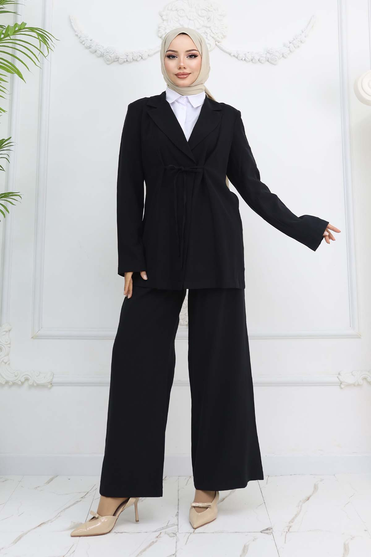 Rope Tied Jacket Suit