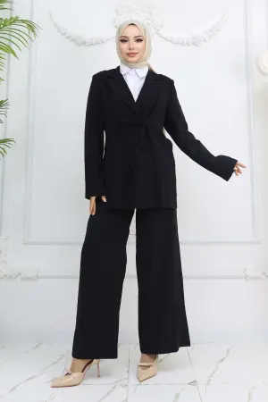 Rope Tied Jacket Suit