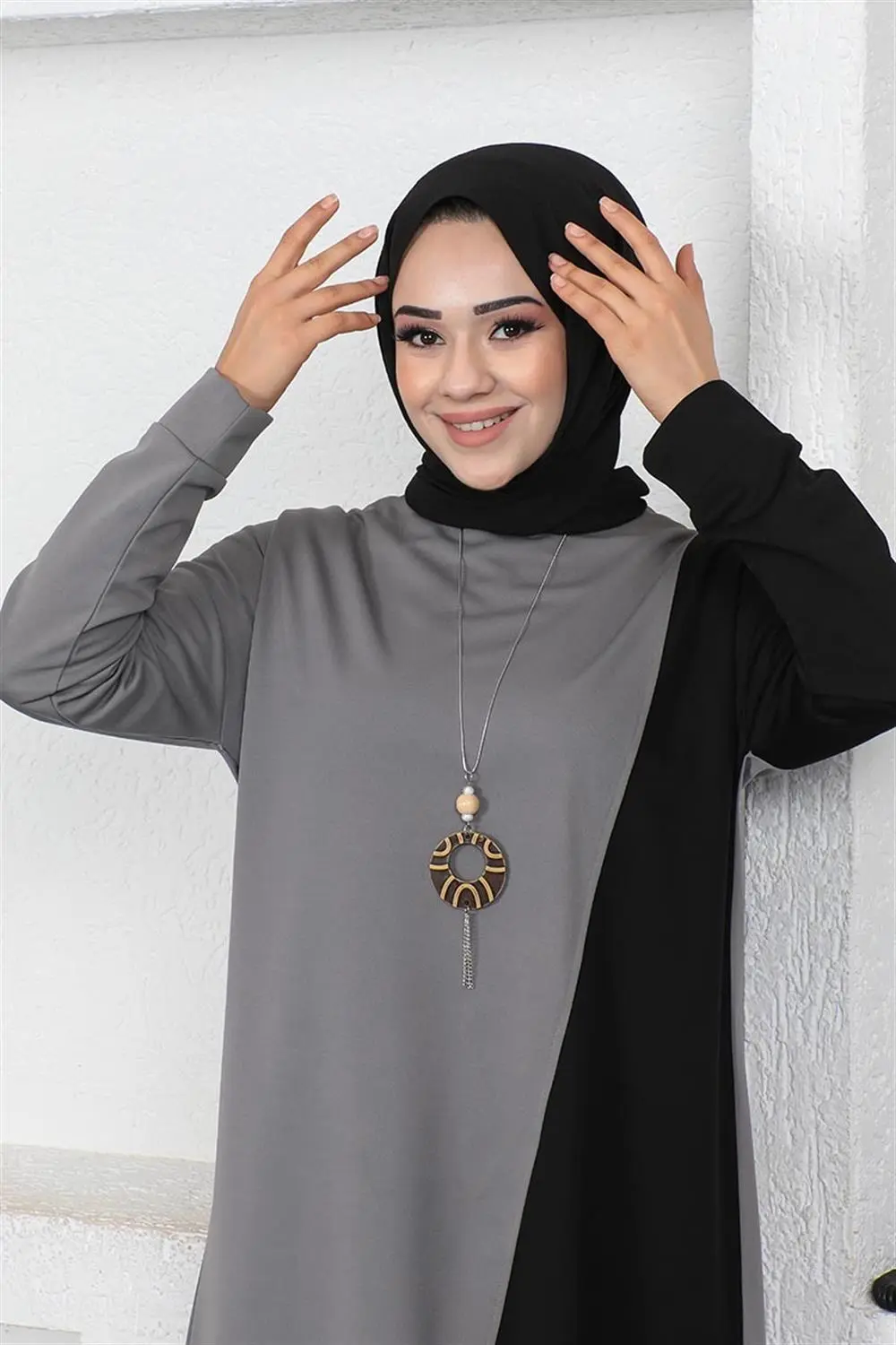 Iki Renkli Uzun Ikili Takım-detail