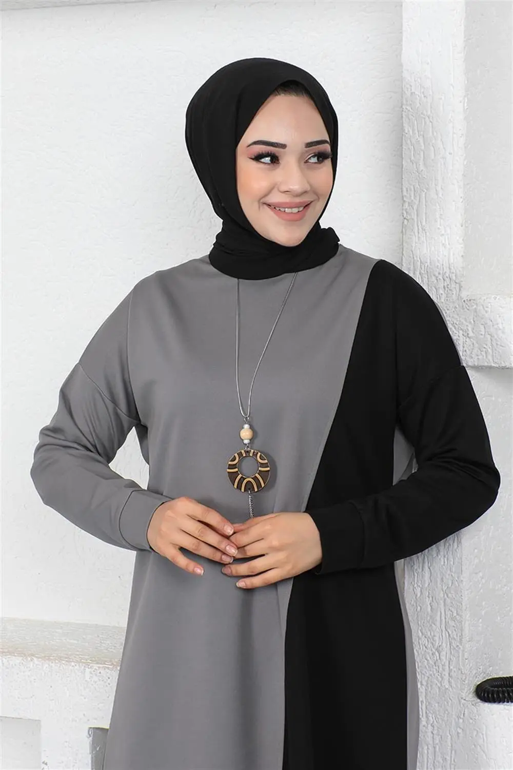 Iki Renkli Uzun Ikili Takım-detail