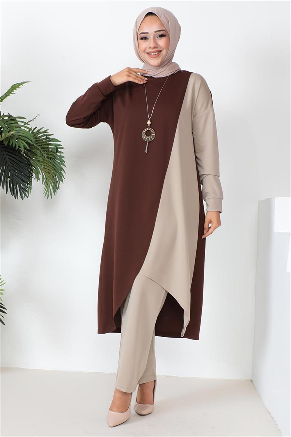 Iki Renkli Uzun Ikili Takım