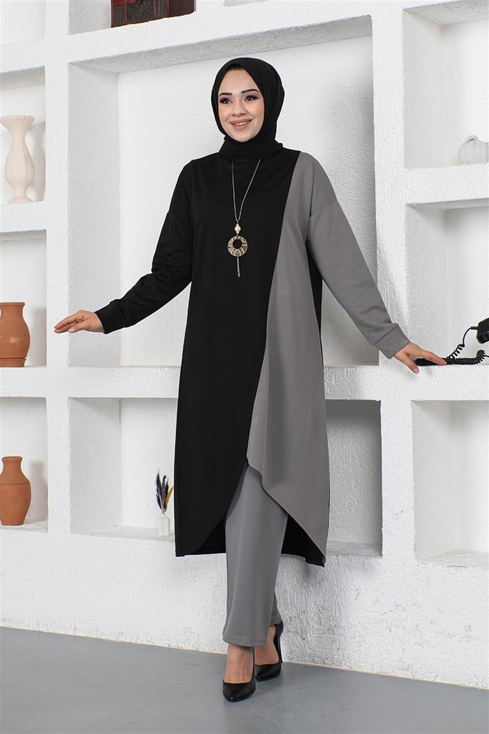 Iki Renkli Uzun Ikili Takım